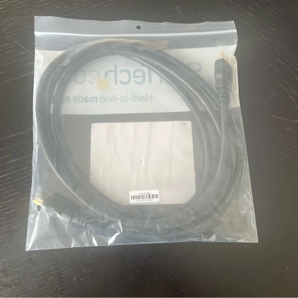 High Speed HDMI Cable 6 ft black